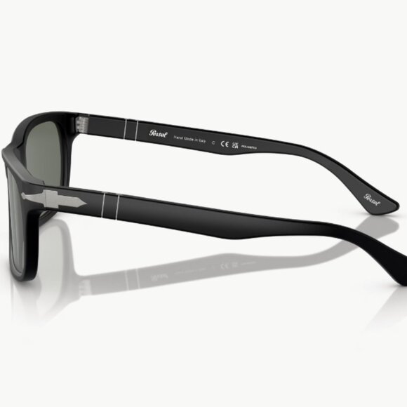 New PERSOL Unisex Black Sunglasses & Case - Picture 9 of 16